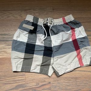 Baby boy Burberry bathing suit // 12 months